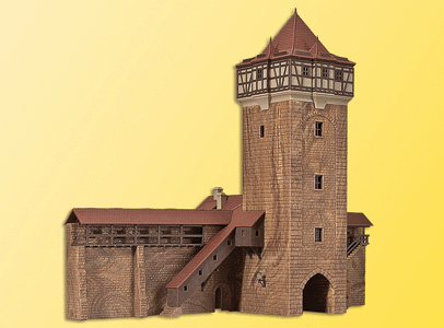 Rodertor Tower in Rothenburg -- 6-11/16 x 5-1/2 x 7-7/8"  17 x 14 x 20cm