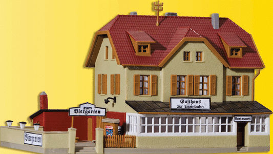 Railway Inn - Inn Zur Eisenbahn -- 5 x 3-3/4" 13 x 9.5cm