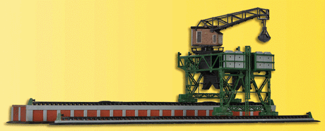 Traveling Coal Crane -- 13-3/8 x 4-3/4" 34 x 12cm