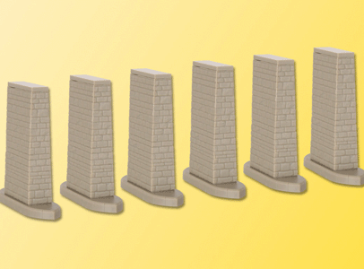 Viaduct Piers For Straight Or Curved Bridges