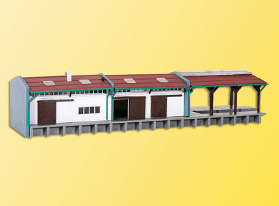 Boxcar Shed -- 10-13/16 x 3 x 2-3/16"  27.5 x 7.5 x 5.5cm