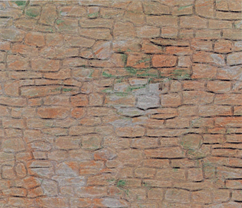 Roofing - Plastic Sheet - 4-5/8 x 7-13/16"  11.9 x 19.8cm -- Shingles (1/2 Square, 1/2 Diamond)