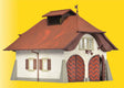 Rural Fire Station w/Lights -- Kit - 5-1/4 x 4-3/8 x 4-5/16"  13.3 x 11.2 x H 11cm-1