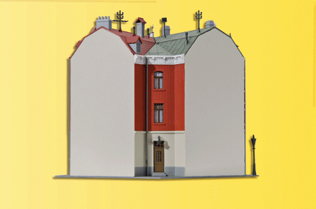 Terrace House w/Tower -- 11 x 9-1/2"  27.6 x 23.5cm