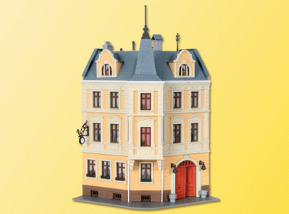 Market Place Terrace House -- 6-1/2 x 6-3/4"  16 x 16.8cm