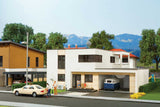 Anna Cube House with Balcony -- Polyplate Kit - 17.7 x 17.6 x 7.4cm-1