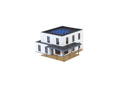 Lina Cube House with Terrace -- Polyplate Kit - 11.9 x 13.9 x 7.4cm-5