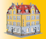 Corner City House/Apartment w/LED Lighting -- Kit - 6-1/8 x 6-1/8 x 6-11/16"  15.5 x 15.5 x 17cm-2