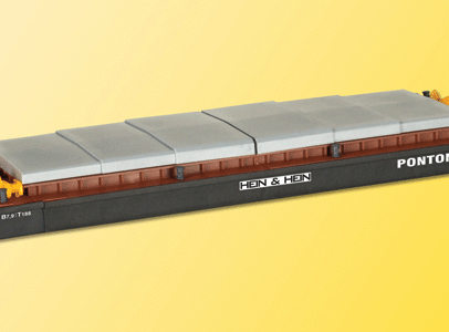 Bulk Material Loading Barge -- 11 x 3-5/8 x 1-1/8"  27.5 x 9 x 2.8cm