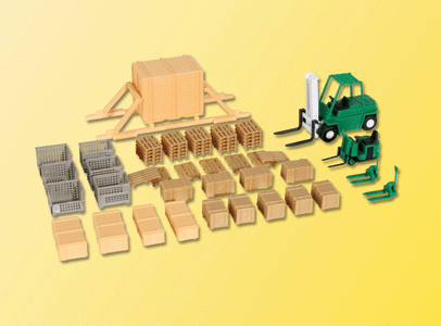 Transport Accessories Set -- Crates, Boxes, Skids & Forklift