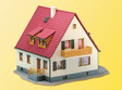 Lindenstrasse Detached House -- 5-5/8 x 4-13/16 x 4"  14.3 x 12.2 x 10.2cm