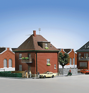Factory Street House -- 5-3/16 x 4 x 5-5/8"  13 x 10 x 14cm
