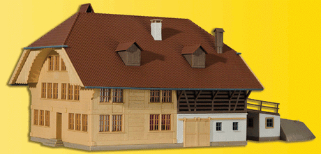 30 Years Kibri - Wood Yard Building without Shed -- 13-5/8 x 7-3/16 x 5-3/8"  34 x 18 x 13.5cm