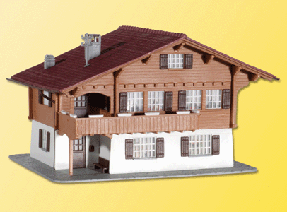 Chalet in Brienz -- 4-3/4 x 3-1/2 x 2-3/4"  12 x 9 x 7cm