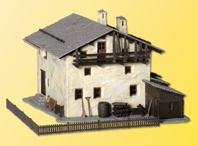 Mountain House in Sils -- 6-5/16 x 5-1/8 x 3-7/8"  16 x 13 x 10cm