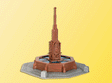 Fountain in Urach -- 2-3/8 x 2-3/8 x 2-3/4"  6 x 6 x 7cm