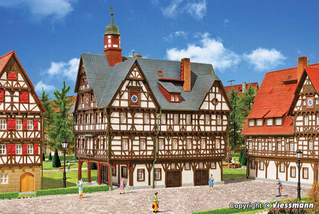 Half-Timber House -- Kit - 17 x 11.3 x 19.6cm-2