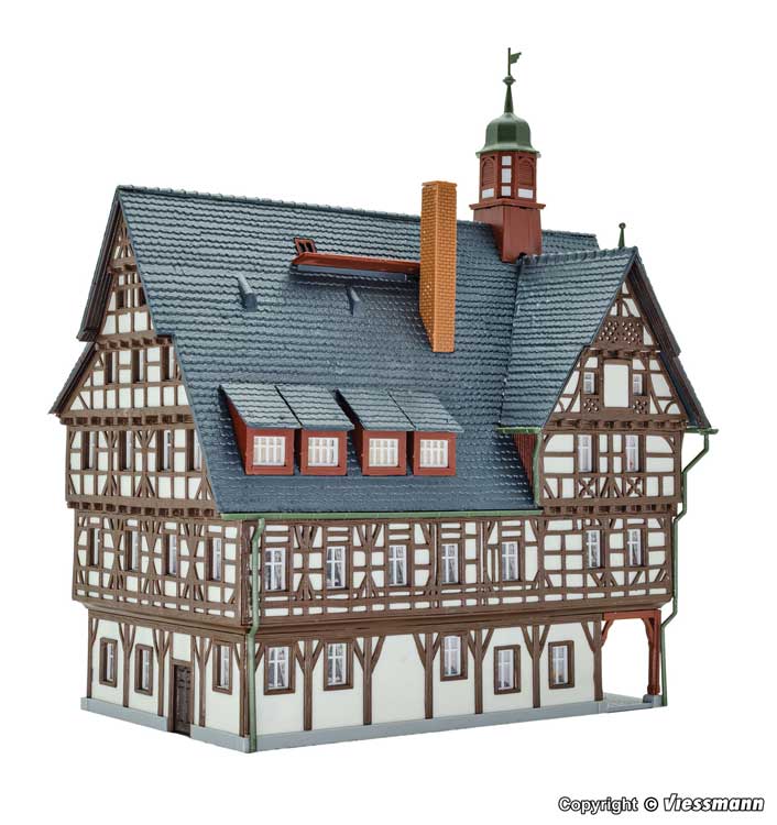 Half-Timber House -- Kit - 17 x 11.3 x 19.6cm-4