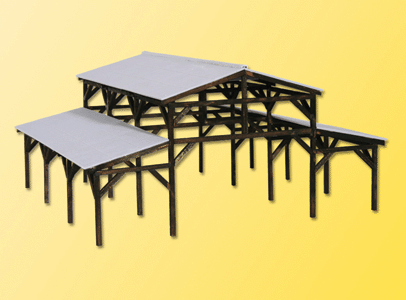 Wooden Shelter - Kit -- 4-3/4 x 4-1/8 x 2-3/8"  12 x 10.5 x 6cm