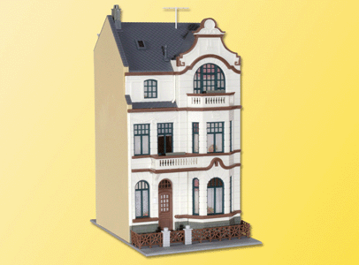 Townhouse with Studio in Bonn -- 3-1/2 x 5-5/16 x 6-7/8"  9 x 13.5 x 17.5cm