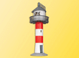 Lighthouse On The Elbe (w/o light) -- 16cm high