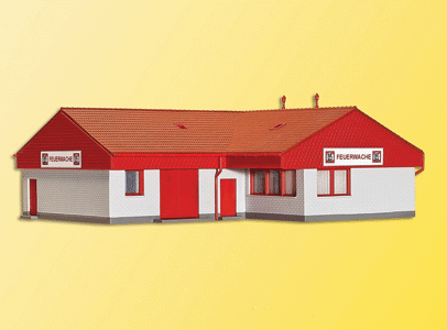 Fire Department Administration Building -- Kit - 8-1/4 x 7-1/16 x 2-15/16"  21 x 18 x 7.5cm