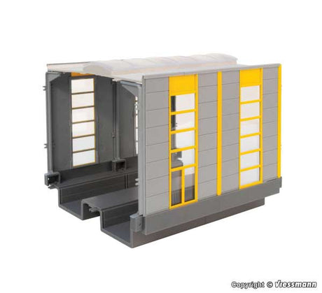 Modern Engine House - Maintenance Bay Extension -- Kit - Fits-Matches 405-39252 - 5-1/2 x 5-1/2 x 3-9/16" 14 x 14 x 9cm-1