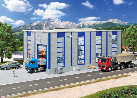 Modern Truck Repair Garage Hall -- Kit - 28.1 x 14.3 x 12.2 cm-1