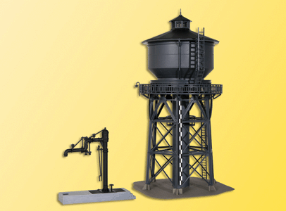 Water Tower w/Water Spout -- 4-3/8 x 9-7/16"  11 Dia x 24cm High