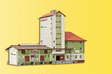 WLZ Farm Supply Elevator/Warehouse -- 14 x 5-5/8 x 10"  35 x 14 x 25cm