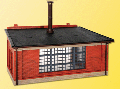 Add-On Stall for Roundhouse #405-39452 (Sold Separately) -- 3-1/2 x 6-1/8 x 2-15/16"  9 x 15.5 x 27.5cm