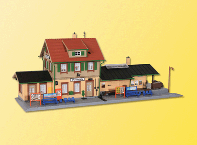 Dettingen Station -- 13-5/8 x 4-13/16 x 6" 34 x 12 x 15cm