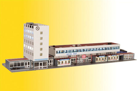 Kehl Train Station w/Floor-Moount LED Lighting -- Kit - Depot: 26 x 5-11/16 x 7-1/2"  66 x 14.5 x 19cm-2
