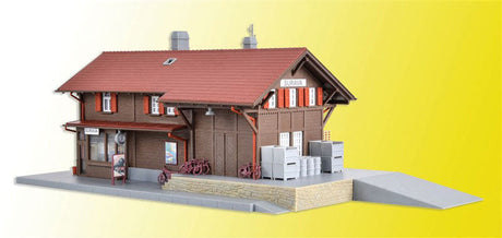 Surava Wooden Depot w/LED Light -- Kit - 12-3/16 x 5-1/2 x 4-1/2"  31 x 14 x 11.5cm