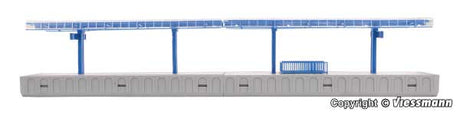 Modern Station Platform -- Kit (Fits Marklin C-Track) - 14-1/2 x 1-3/16 x 3/4"  36.8 x 3 x 1.9cm-2