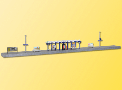 Modern German Subway (S-Bahn) Stop "Nurnberg Street"