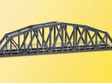 Steel Elbow Bridge w/o Bridgeheads -- Single-Track - 17-23/32 x 3-5/32 x 4-17/32"  45 x 8 x 11.5cm