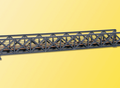 Framework Steel Bridge w/o Bridgeheads -- Single-Track - 15-1/8 x 2-9/16 x 2-3/16"  38.5 x 6.5 x 5.5cm