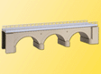 Stone Elbow Bridge -- Single Track 13-5/8 x 3-3/16 x 2-3/4"  34 x 8 x 6.8cm