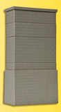 Brick Pillar -- 2.3 - 14cm