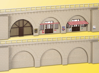 Arcades -- 1 w/Built-In Shops & 1 w/Brick