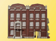 Mine Administrative Building w/Workshop -- 10-13/16 x 5-15/16 x 8-7/8"  27 x 15 x 22cm