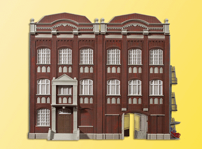 Mine Administrative Building w/Workshop -- 10-13/16 x 5-15/16 x 8-7/8"  27 x 15 x 22cm