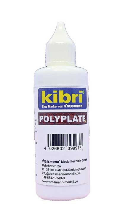 Polyplate Glue -- For Vollmer/Kibri Polyplate Kits 2.7oz  80ml