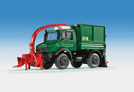 30 Years Kibri - European Trucks - Unimog Euro II -- With Wood Cutter & Winch