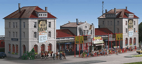 Station "Freiberg" -- 55 x 16 x 16cm