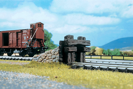 Kibri 50th Anniversary Model Kits -- "Wooden" Track Bumper 2-3/16 x 1-13/16 x 1-133/16"  5.5 x 4.5 x 3cm
