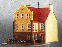 2-1/2-Story House -- 5-3/8 x 3-1/2" (13.5 x 9cm)