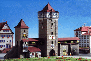 City Wall w/Clock Tower