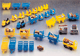 Baggage Wagon Assortment-Assembled